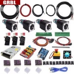 GRBL CNC 컨트롤러 키트 (아두이노 우노 DRV8825 스테퍼 드라이버 포함) 24V 350W PSU 4축 라우터 밀링 머신 Nema23 모터용 : Daol다올3