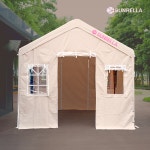 썬랠라 몽골텐트 캐노피 천막 바람막이 옥상 그늘막 3x6m창문형천 : 썬랠라