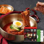더 매운 신천 해주냉면 4인분세트 매운 불 비빔냉면 함흥냉면 물냉면 평양냉면 밀키트 : 신천해주냉면