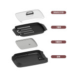 대원 전기그릴 대형 전기팬 그릴 고기불판 DW-G6501 : 효순이네