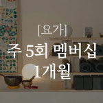 [요가] 주 5회 멤버십 1개월 / 요가이즈라이프 명상 용인 보정동 하타 릴렉스 아로마 : 라티로터스라운지