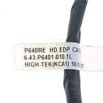 비디오 화면 카메라 2K 40 4K LED 60HZ 노트북 LCD P6401 30 P640 디스플레이 케이블 클레보 플렉스 리본 6 43 P6401 010 1L... 