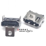 HDMI 암 소켓 나사 구멍 이어 고정 고화질 디스플레이 인터페이스 19P G3168-18, 10 개 : 한강무역상사11