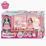 원앤원 체리의 마이룸 스페셜 인형의 집 침대 조명이 켜지는 인형방 꾸미기 놀이 : 토이피플