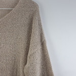 여FREE 금사 브이넥 루즈 시스루 니트 G9157 : 공룡빈티지