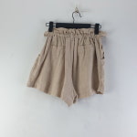 여FREE 베이지 린넨 하이 프릴 숏 팬츠 G9194 : 공룡빈티지