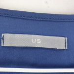 US 여FREE 블루 풀집업 반소매 롱 자켓 G9124 : 공룡빈티지