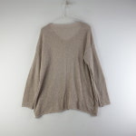 여FREE 금사 브이넥 루즈 시스루 니트 G9157 : 공룡빈티지