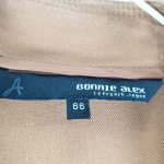 보니알렉스 여90 카멜 사선 집업 자켓 G9185 : 공룡빈티지