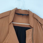 보니알렉스 여90 카멜 사선 집업 자켓 G9185 : 공룡빈티지