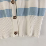 티파니앤 여FREE 배색 반팔 가디건 G9116 : 공룡빈티지