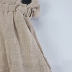 여FREE 베이지 린넨 하이 프릴 숏 팬츠 G9194 : 공룡빈티지