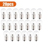 10/20PCS 자동차 회전 신호등 Singal 빛 역방향 램프 노란색 전구 DC12V 할로겐 1156/1141 BA15S : 엘스허브