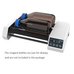 YFYIQI 테스트 튜브 롤러 믹서 4 랩 셰이커 브러시리스 모터 수평 롤링 속도 20 80rpm 사양 45 100mm 최대 용량 1L 시약 병 2 2kg... 