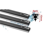 자동차 앞유리 와이퍼 블레이드 인서트 부드러운 천연 고무 리필 스트립 14 16 17 18 19 20 21 22 24 26 6mm NR 액세서리(17인치 425mm)... 