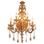 아연 합금 크리스탈 벽 램프 더블 헤드 침실 크리 에이 티브 복도 실내 : 모토신사신사