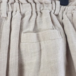 여FREE 베이지 린넨 하이 프릴 숏 팬츠 G9194 : 공룡빈티지