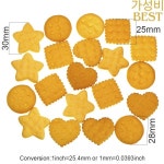 믹스 레진 미니어처 비스킷 플랫백 카보숑 스크랩북 장식 액세서리 DIY 공예 전화 쉘 예술 재료 20 개 : 상큼푸딩