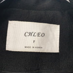 CHLEO 여FREE 블랙 반팔 투버튼 자켓 G9184 : 공룡빈티지