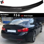 오토클레이브 드라이 카본 리어 트렁크 스포일러 부트 윙, BMW 4 시리즈 문짝 GC 그란 쿠페 F36 2013-2020, 장착 보장 : 세븐틴코퍼레이션