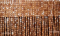 비즈발 현관 입구 구슬발 업소용 문발 DIY 가정용 다크 레드 0.6x2m 40줄 : stella101