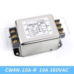 AC 전원 공급 장치 EMI 필터 터미널 및 가이드 레일 유형 CW4N-10/20/30A-R 3상 3선 전력 정화기 오디오용 간섭 방지 : 분당플렉스65
