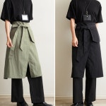 초이로지 정말 편안한 앞트임 허리 앞치마 : 초이스로지틱스