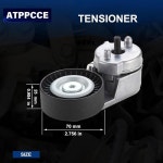 지프 그랜드 체로키 99 04/랭글러 00 06/TJ 06 OE 419 016 4854089 4854089AC 4854089AB 38163용 풀리가 장착된 ATPPCE 38163... 