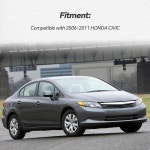 2006년 2007년 2008년 2009년 2010년 풀리 호환 어드밴엑스 파워 펌프 2011년 시빅 1 8L 교체 56110RNAA01 56110RNA305 21 5456 어시스... 