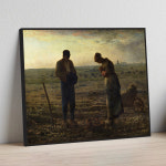밀레 - 만종 The Angelus 762x635mm, 모던프레임 캔버스액자 : 더벨라-홈갤러리
