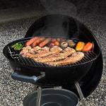 꾸버스 하이엔드 바베큐그릴 훈제 훈연 직화 숯불 화로 야외 원형 캠핑 3중코팅 화로대 43 : 꾸버스