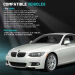 파름 11302 자동차 교류 발전기 180암페어, BMW 135i 335d 335i xDrive 535i 교체 0121715016, 0121715116용 7그루브 풀리 장착... 
