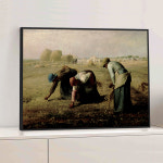 밀레 - 이삭 줍는 여인들 The Gleaners 711x533mm, 모던프레임 캔버스액자 : 더벨라-홈갤러리