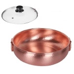 동냄비 전골 샤브샤브 육수 충칭 SJ3186 26cm 유키라하 특전냄비 세라믹 26cm 곰탕팬 양귀통 2인용 : 프랑켄10