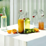 르베르 스윙보틀 유리병 2P세트 / 수제청 주스 홈카페 밀폐보관병 750ml : 위대한식모