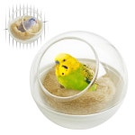 캐슨 플라스틱 새 둥지 씹기 방지 작은 침대 매트 걸이 집 오두막 새장 번식 앵무새 버디 사랑 카나리아를 위한 부화 세탁 가능한 잉꼬 (흰색) : 딜백