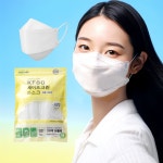 세이프크린 마스크 KF80 L(대형), 화이트, 25개 : 주식회사 유엠씨