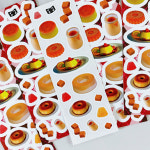 [선셋] 오브젝트 씰스티커 6종 : 인절미절미 마켓