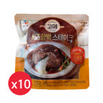 CJ 고메 치즈함박스테이크 152g 10봉 : 이도유통
