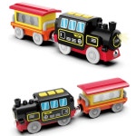 미카포트 전동 증기기관차 전동증기기관열차 증기기관차세트 아이들놀이 : 하리수리마켓