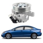 2006 2011 혼다 시빅 1 8L 풀리 장착 다스베칸 파워 펌프, 21 5456 56110 RNAA01 RNAA02 RNA305 교체 : 세븐틴럭셔리샵