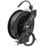 TXECPRO 접이식 에어 호스 릴 3/8인치 X 65피트 하이브리드 맥스 300 PSI : 옵티마바잉