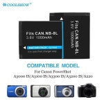 캐논 파워샷 카메라 배터리 NB-8L NB 8L NB8L A3000 A3300 A3200 A1200 IS A3100 A2200 1000mAh : 신속물류일삼