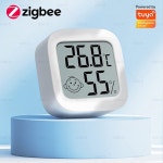 Tuya Zigbee 3.0 온도 습도 센서 LCD 디지털 디스플레이는 스마트 라이프 APP 원격 제어 온도계 습도계와 함께 작동합니다. : haenahaena