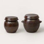 된장 고추장 항아리 소금 단지 국산 영암 수제 전통 옹기 장독 3L 5L : 정감상회