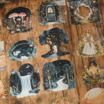 London Gifties 마스킹 테이프 Enchanted summers day & night 3D Gloss Kiss Cut PET 125cm 1컷 LG 588(cut) : 톤페이퍼