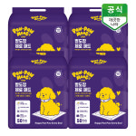 포포몽 발도장 제로 강아지 배변패드 표준형 50매 x 4팩 : 깨끗한나라공식온라인대리점