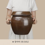 된장 고추장 항아리 소금 단지 국산 영암 수제 전통 옹기 장독 10L : 정감상회