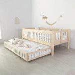 수앤홈 로이 원목 슬라이드 2단 침대 SS 슈퍼싱글 가드형 어린이 아동 키즈 : 수앤홈