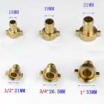 3실린더 플런저 펌프 1/2 3/4 1인치 BSP 암에서 15 19 21mm 바브 구리 리턴 워터 인렛 파이프 조인트 21 22 26 30 40/60 타단자 : 범이소무역